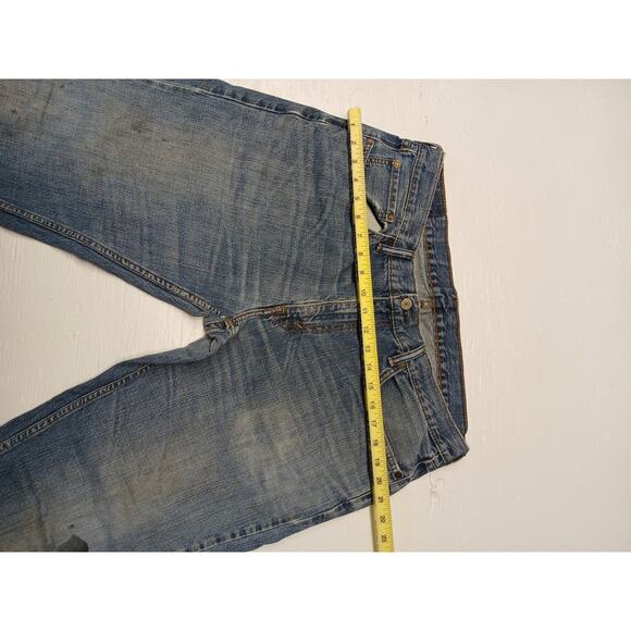 Levi's 559 Relaxed Comfort Fit Dress Casual Regular Work Blue Jeans 36x34 - Picture 4 of 8